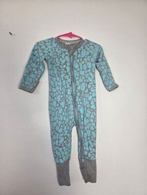 Bonds Wondersuit Blue Giraffe Magic Original One Piece Baby Sleeper Size 0 6-9 M